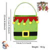 Christmas Nordic Style Cute Modern Style Christmas House Santa Claus Felt Cloth Party Festival Gift Bags