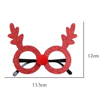 Christmas Nordic Style Modern Style Christmas Tree Santa Claus Christmas Socks Plastic Party Glasses