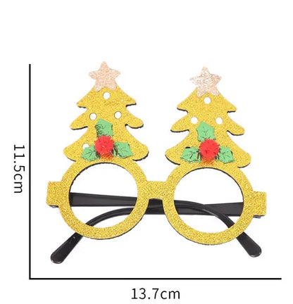 Christmas Nordic Style Modern Style Christmas Tree Santa Claus Christmas Socks Plastic Party Glasses