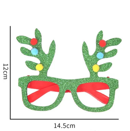 Christmas Nordic Style Modern Style Christmas Tree Santa Claus Christmas Socks Plastic Party Glasses