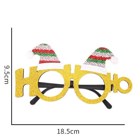 Christmas Nordic Style Modern Style Christmas Tree Santa Claus Christmas Socks Plastic Party Glasses