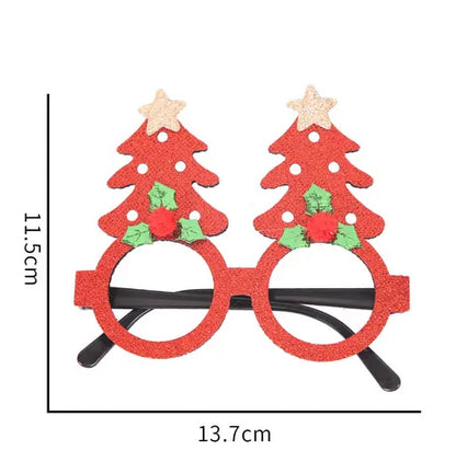 Christmas Nordic Style Modern Style Christmas Tree Santa Claus Christmas Socks Plastic Party Glasses