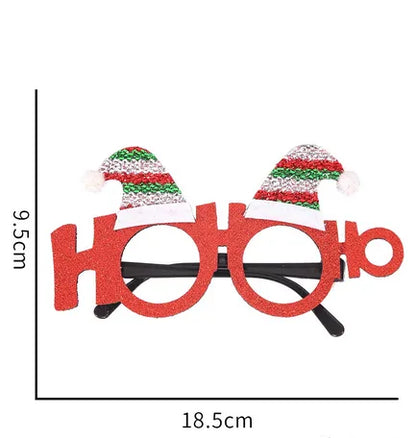 Christmas Nordic Style Modern Style Christmas Tree Santa Claus Christmas Socks Plastic Party Glasses