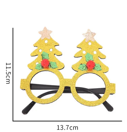 Christmas Nordic Style Modern Style Christmas Tree Santa Claus Christmas Socks Plastic Party Glasses