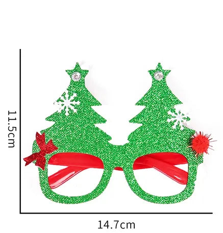 Christmas Nordic Style Modern Style Christmas Tree Santa Claus Christmas Socks Plastic Party Glasses