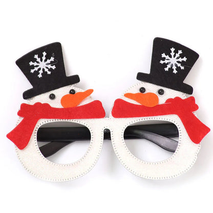 Christmas Nordic Style Modern Style Christmas Tree Santa Claus Christmas Socks Plastic Party Glasses