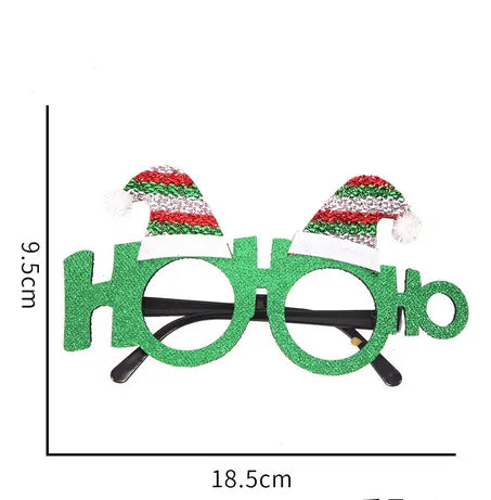 Christmas Nordic Style Modern Style Christmas Tree Santa Claus Christmas Socks Plastic Party Glasses