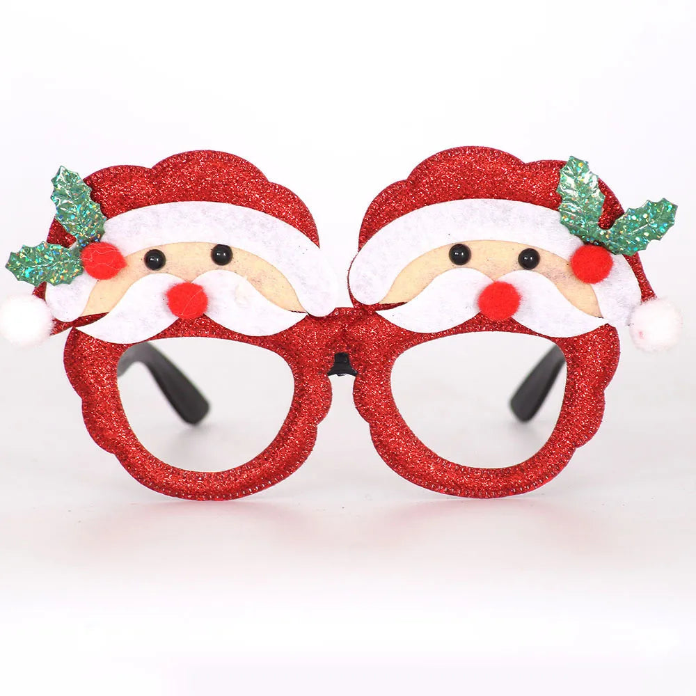 Christmas Nordic Style Modern Style Christmas Tree Santa Claus Christmas Socks Plastic Party Glasses