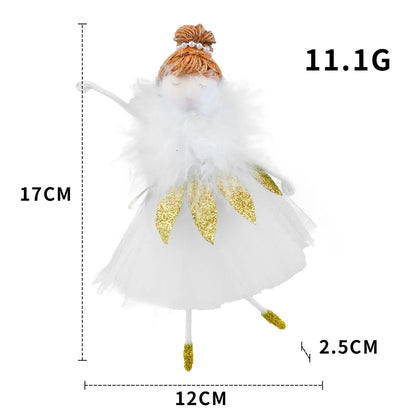 Christmas Princess Cute Cartoon Cloth Indoor Party Festival Hanging Ornaments