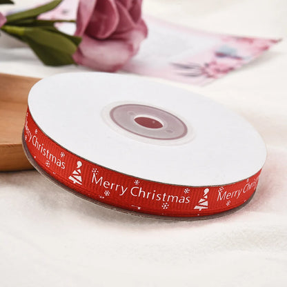 Christmas Ribbon Spot 1cm Small Roll  Ribbon Gift Wrapping Ribbon