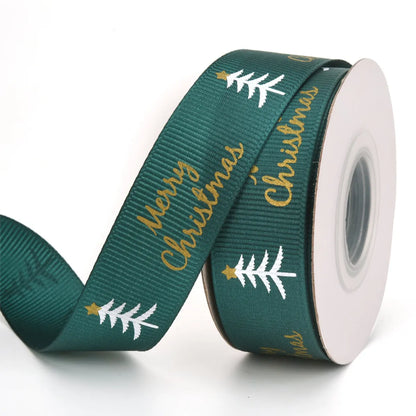 Christmas Ribbon Spot 1cm Small Roll  Ribbon Gift Wrapping Ribbon