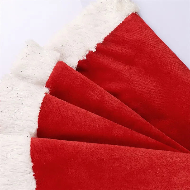 Christmas Santa Claus Brushed Cloth Nonwoven Party Decorative Props