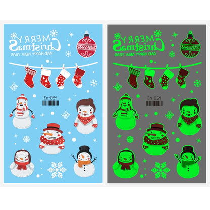 Christmas Santa Claus Craft Paper Tattoos & Body Art 1 Piece