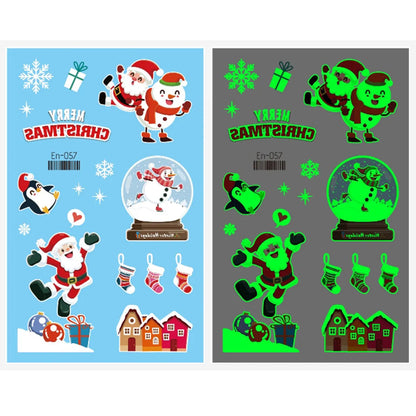 Christmas Santa Claus Craft Paper Tattoos & Body Art 1 Piece