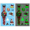 Christmas Santa Claus Craft Paper Tattoos & Body Art 1 Piece