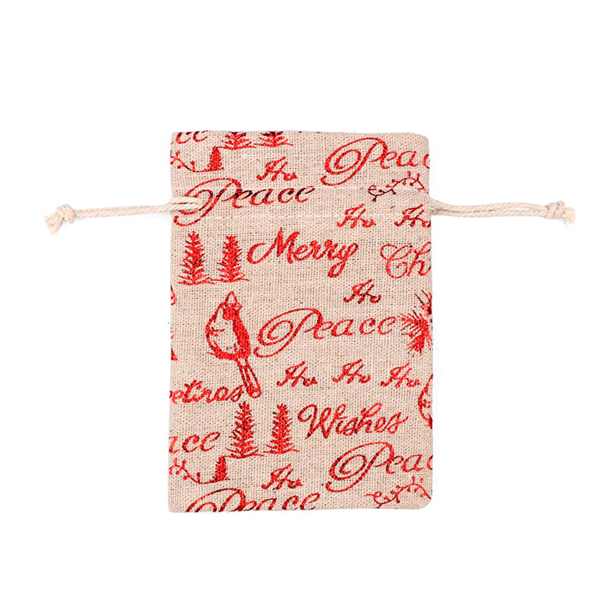 Christmas Santa Claus Elk Cloth Party Gift Bags