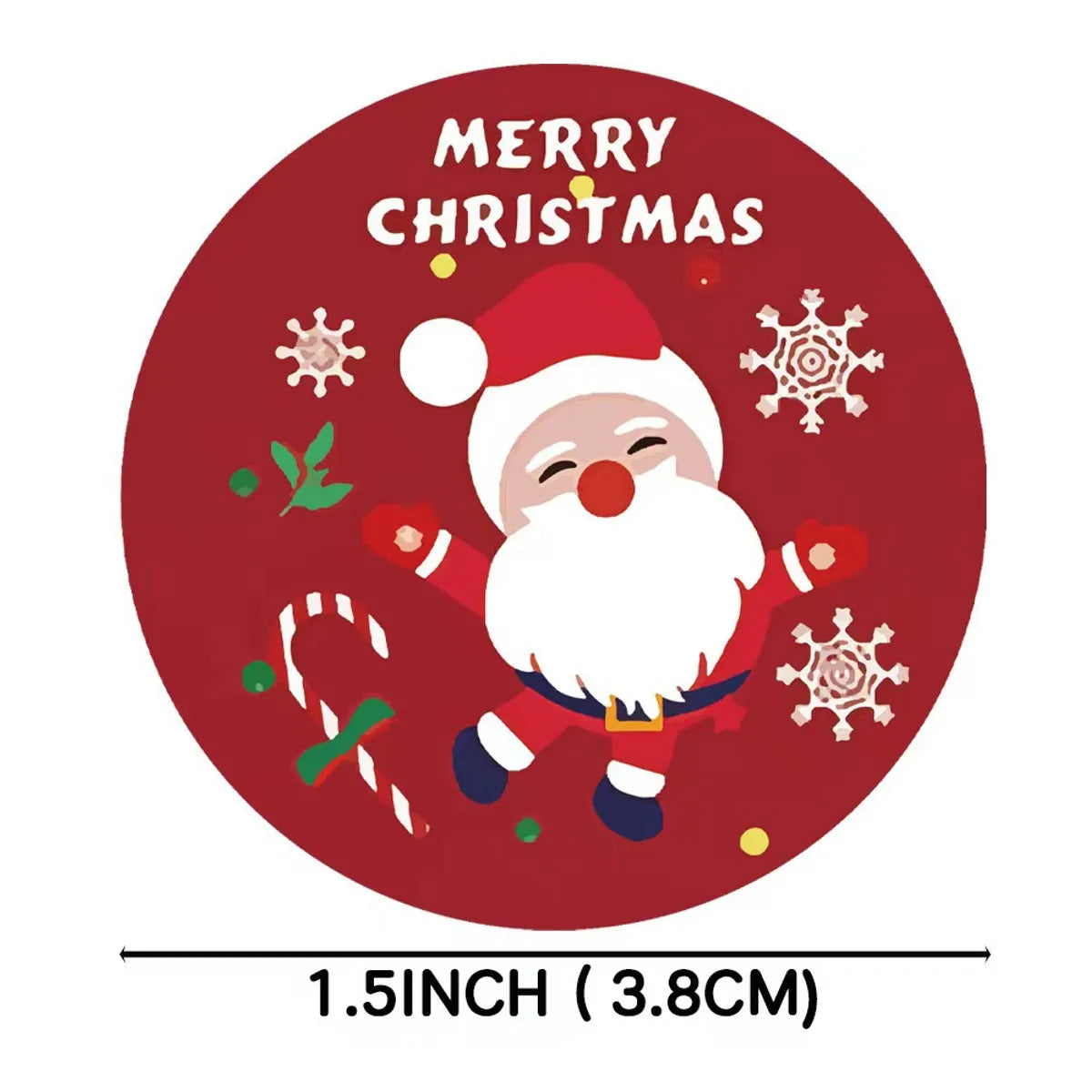 Christmas Santa Claus Paper Party Gift Stickers