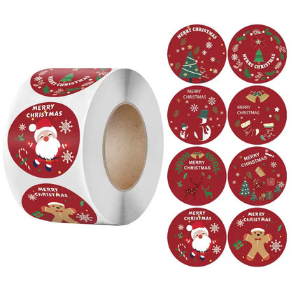 Christmas Santa Claus Paper Party Gift Stickers