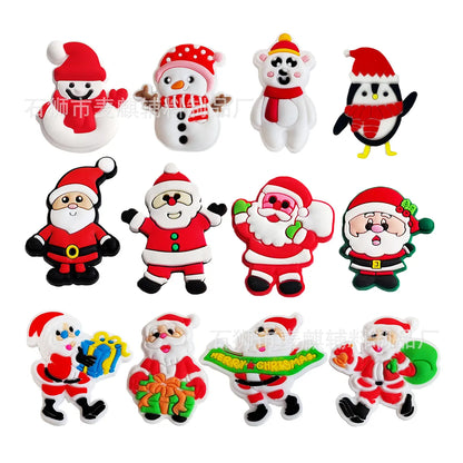 Christmas Santa Claus PVC Soft Rubber Casual Home