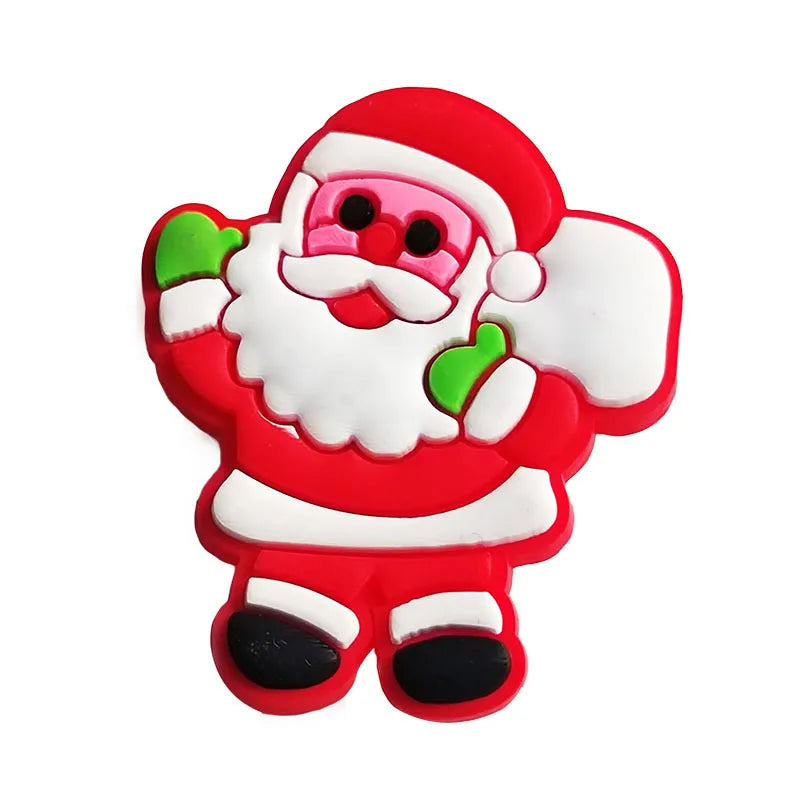 Christmas Santa Claus PVC Soft Rubber Casual Home