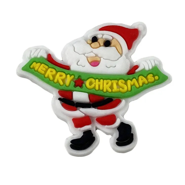 Christmas Santa Claus PVC Soft Rubber Casual Home