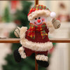 Christmas Santa Claus Snowman Cloth Party Hanging Ornaments