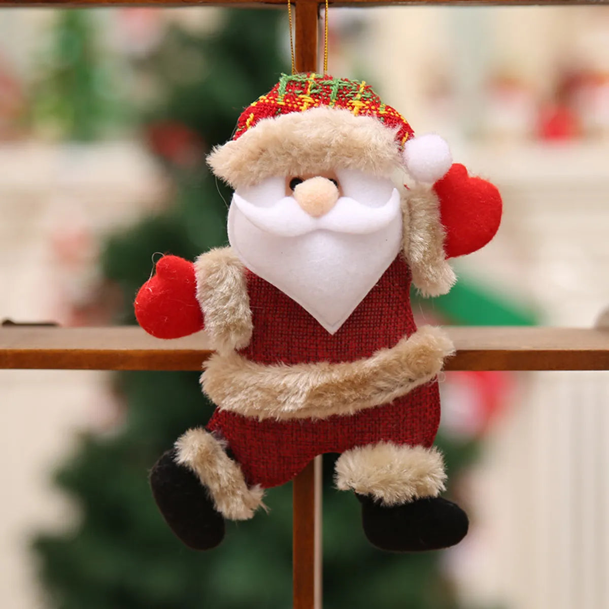 Christmas Santa Claus Snowman Cloth Party Hanging Ornaments