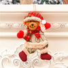 Christmas Santa Claus Snowman Cloth Party Hanging Ornaments