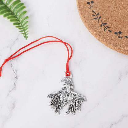 Christmas Santa Claus Wreath Bell Alloy