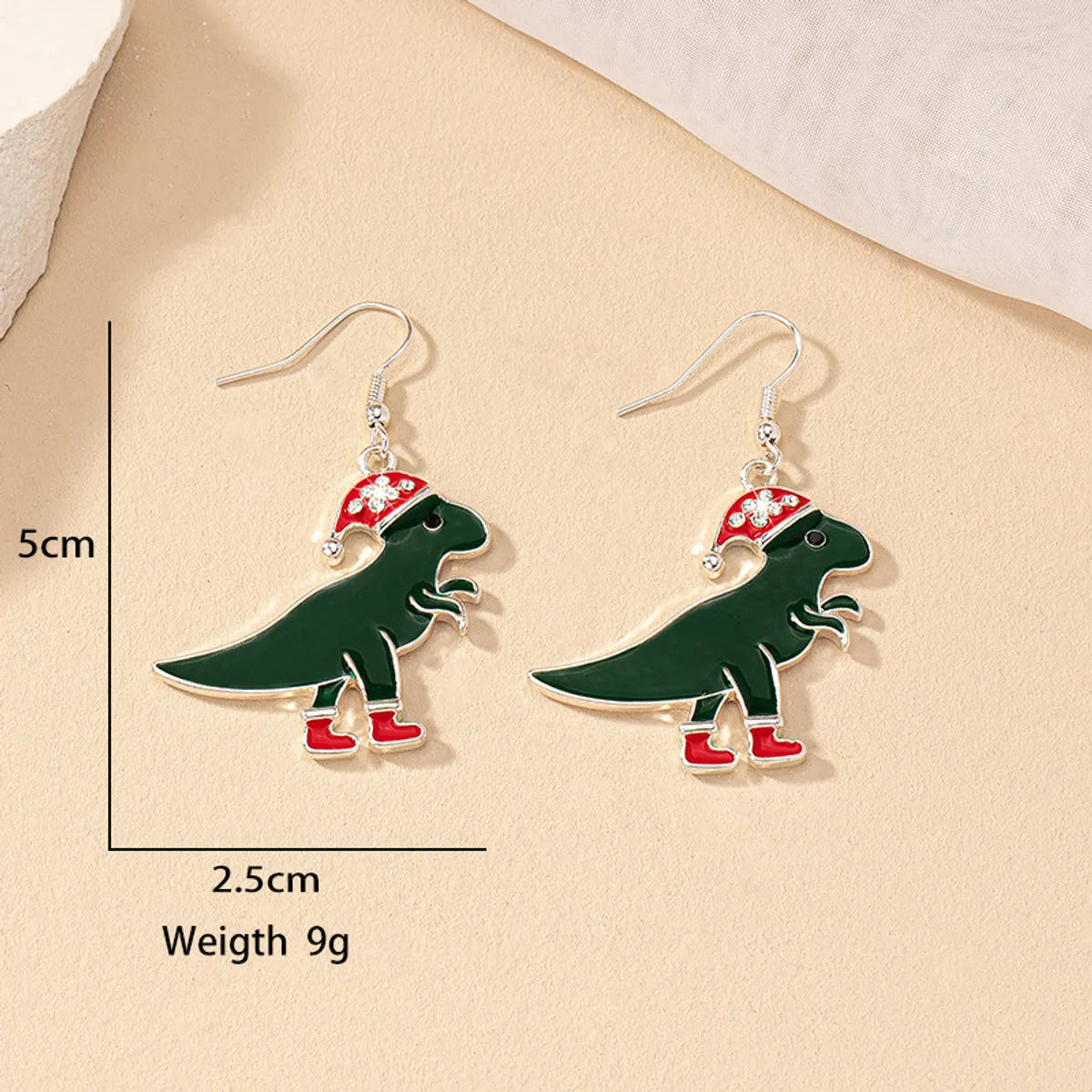 Exaggerated Cartoon Character Plating Alloy No Inlaid Earrings