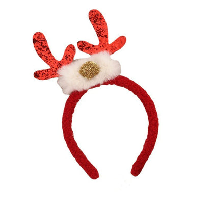 Christmas Simple Style Classic Style Antlers Cloth Holiday Daily Hair Band