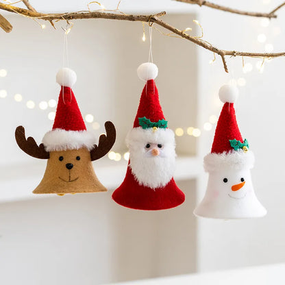 Christmas Simple Style Classic Style Elk Cloth Indoor Inside The Car Hanging Ornaments Decorative Props