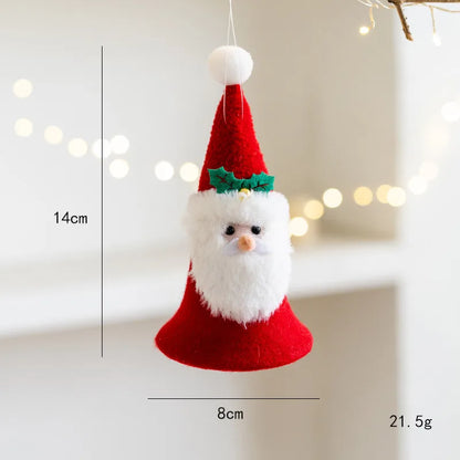 Christmas Simple Style Classic Style Elk Cloth Indoor Inside The Car Hanging Ornaments Decorative Props