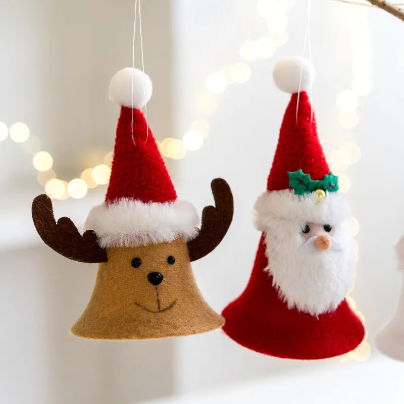 Christmas Simple Style Classic Style Elk Cloth Indoor Inside The Car Hanging Ornaments Decorative Props