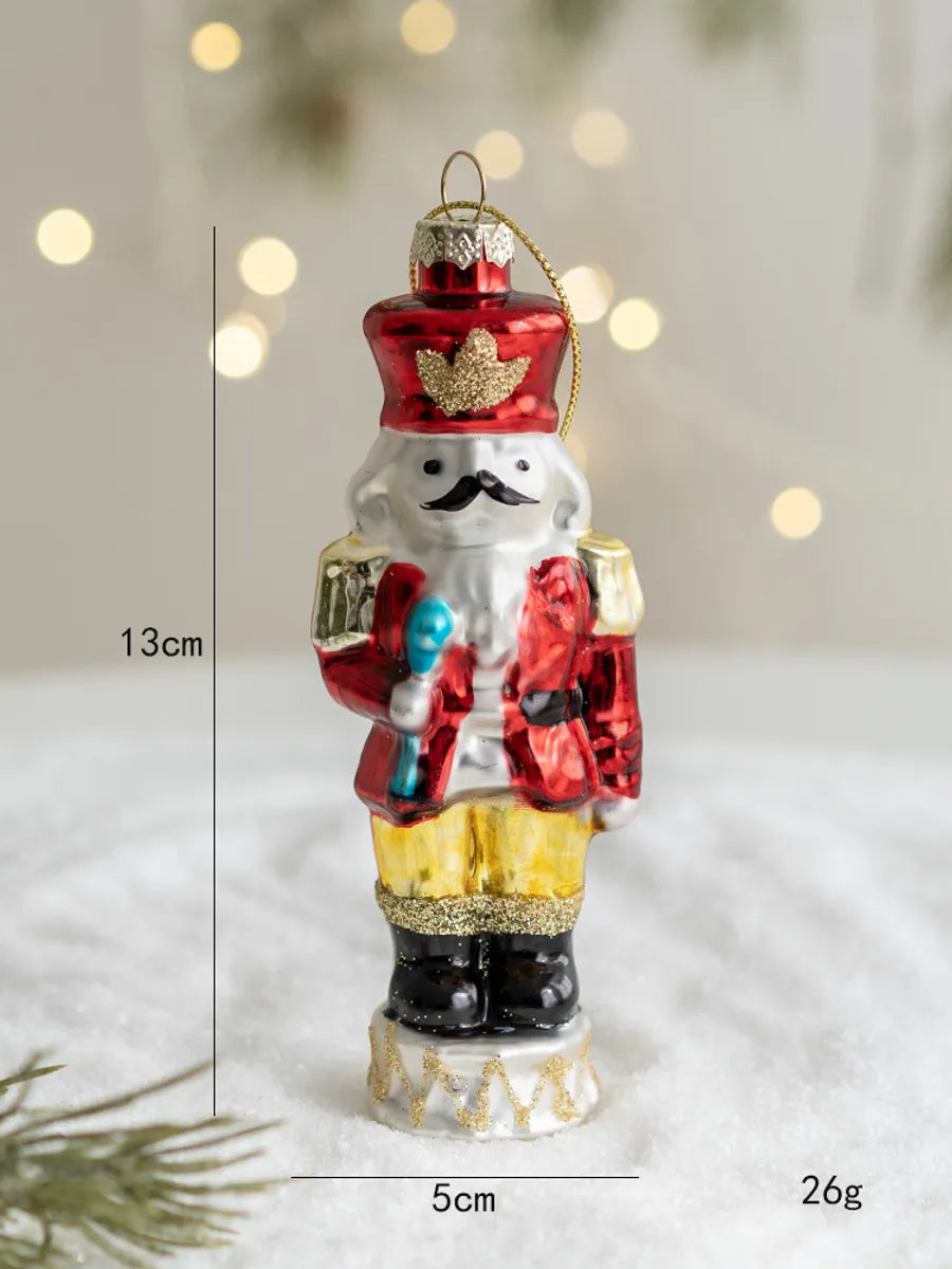 Christmas Simple Style Santa Claus Glass Holiday Daily Ornaments