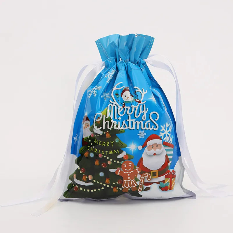 Christmas Simple Style Santa Claus Letter Pe Party Gift Bags 1 Piece