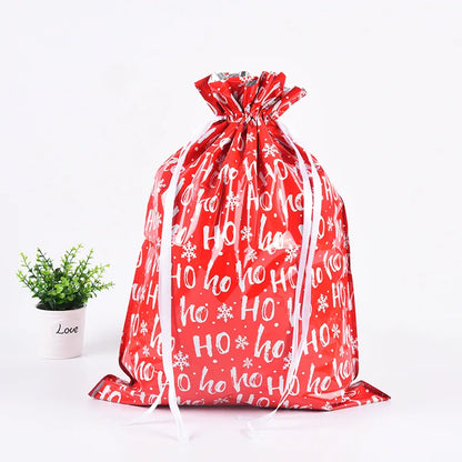 Christmas Simple Style Santa Claus Letter Pe Party Gift Bags 1 Piece