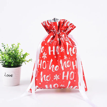 Christmas Simple Style Santa Claus Letter Pe Party Gift Bags 1 Piece