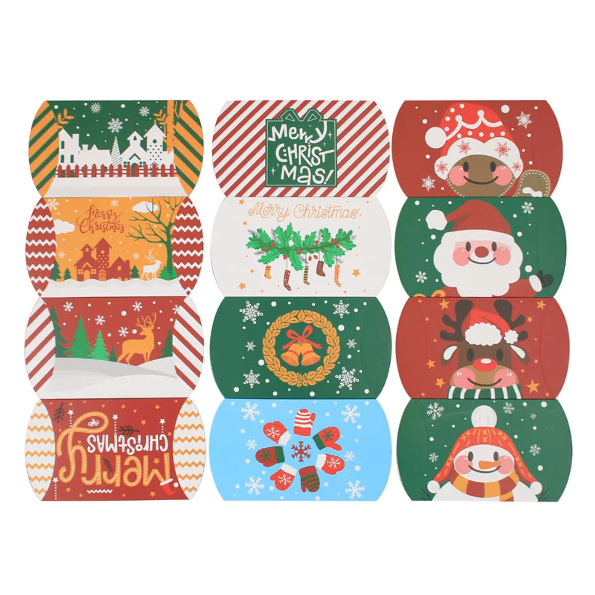 Christmas Snowflake Elk Paper Party Gift Wrapping Supplies