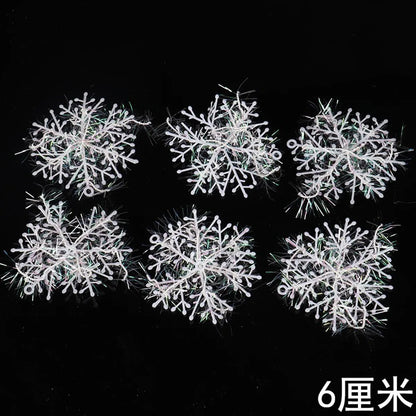 Christmas Snowflake Snowflake String Decoration Christmas Tree Decoration Pendant Christmas Small Snowflake Christmas Decorations