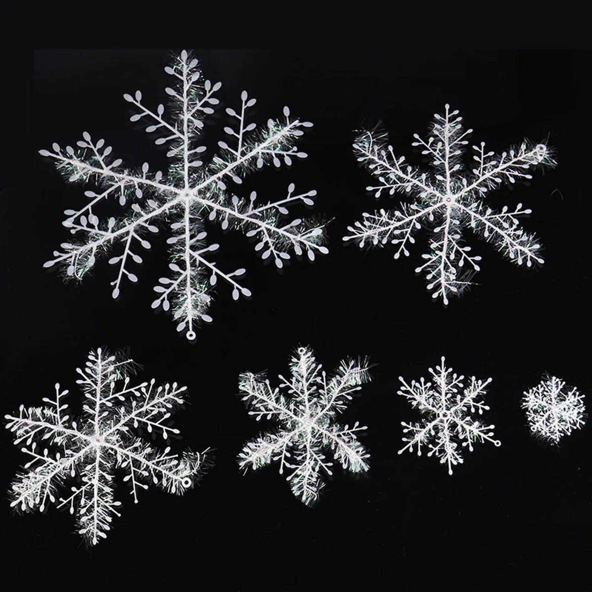 Christmas Snowflake Snowflake String Decoration Christmas Tree Decoration Pendant Christmas Small Snowflake Christmas Decorations