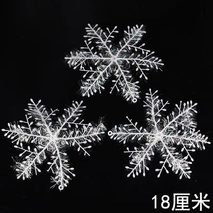 Christmas Snowflake Snowflake String Decoration Christmas Tree Decoration Pendant Christmas Small Snowflake Christmas Decorations