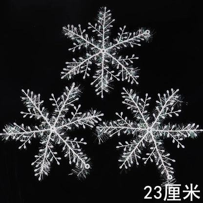 Christmas Snowflake Snowflake String Decoration Christmas Tree Decoration Pendant Christmas Small Snowflake Christmas Decorations