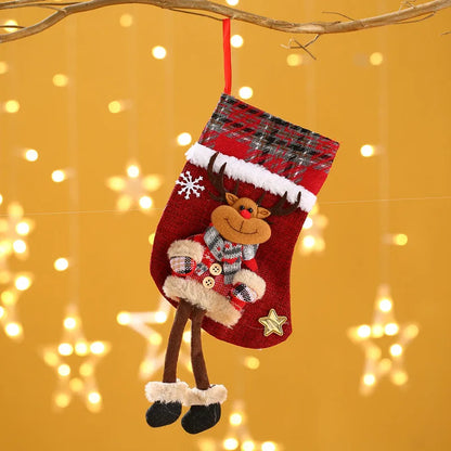 Christmas Snowman Deer Cloth Party Hanging Ornaments