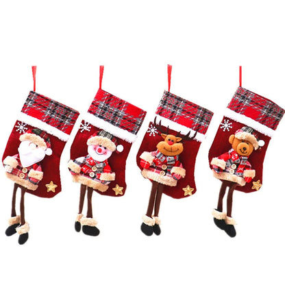 Christmas Snowman Deer Cloth Party Hanging Ornaments