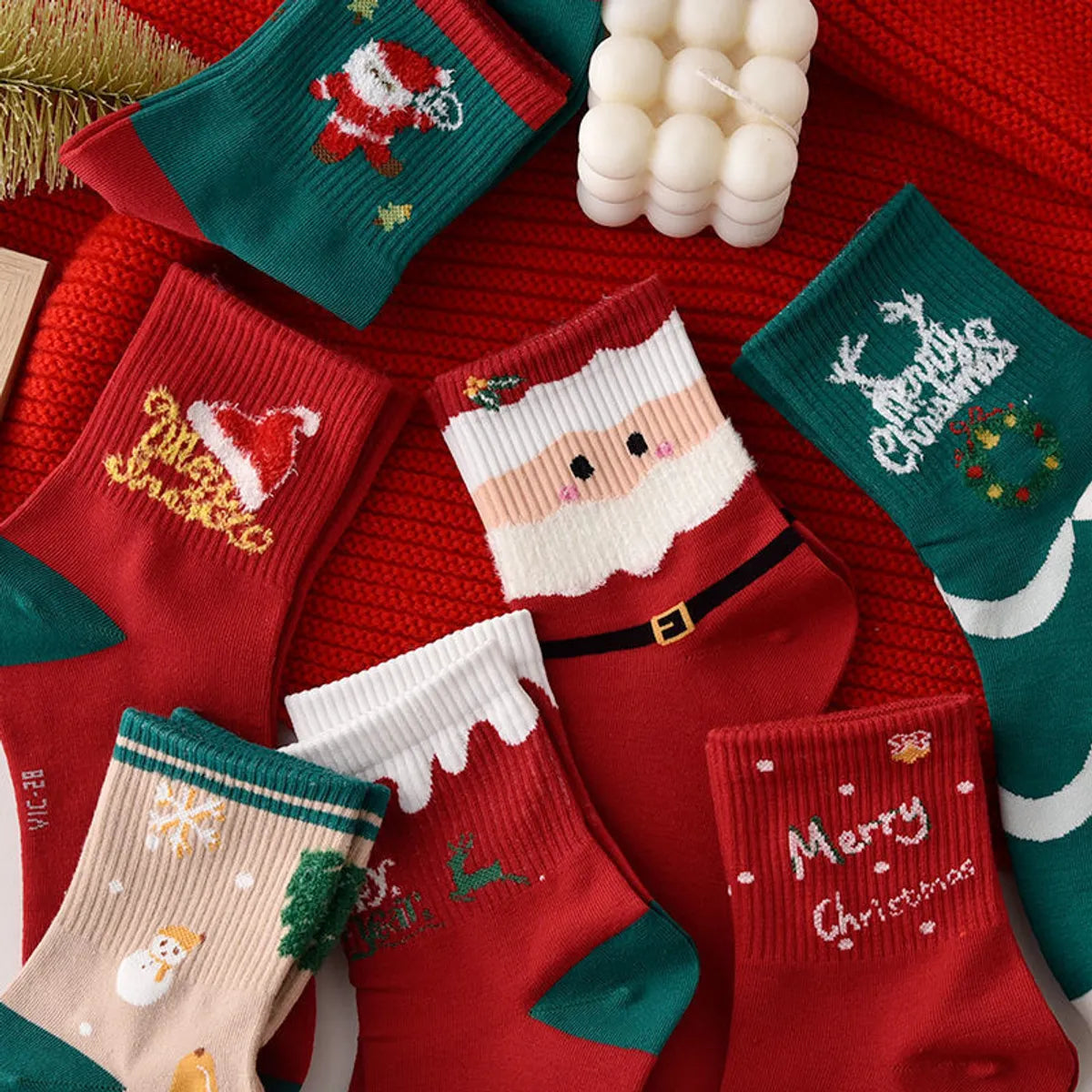 Christmas Socks Children Socks Autumn And Winter Red This Year Socks Couples Christmas Gifts Stockings Wholesale