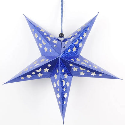 Christmas Star Paper Party Decorative Props