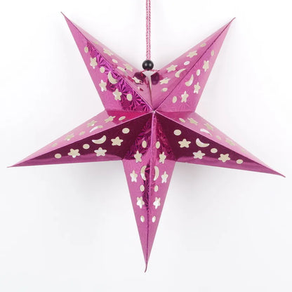 Christmas Star Paper Party Decorative Props