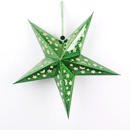 Christmas Star Paper Party Decorative Props