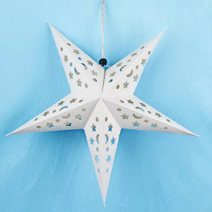 Christmas Star Paper Party Decorative Props